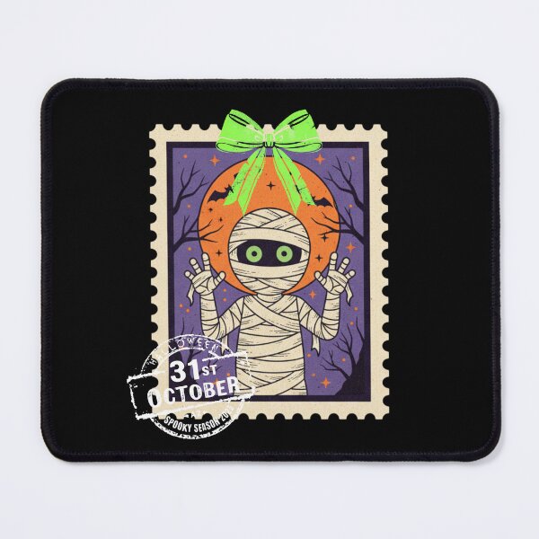 Item preview, Halloween Mummy Postage Stamp designed and sold by justyna-s28.
