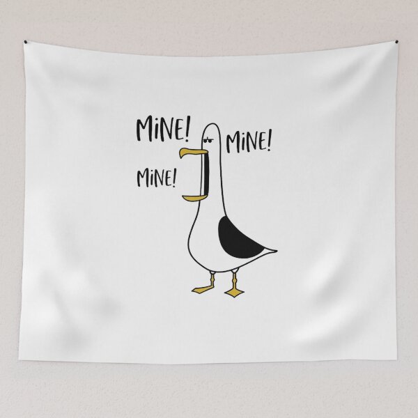 Item preview, Finding Nemo Cartoon - Seagull MINE MINE MINE T-Shirt designed and sold by AdMarquardt.