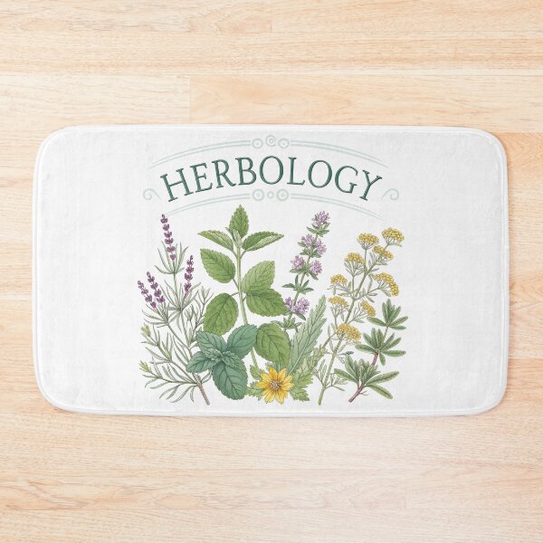 Item preview, Herbology Art Print – Elegant Medicinal Herbs Illustration for Home & Study designed and sold by VividOrganica.