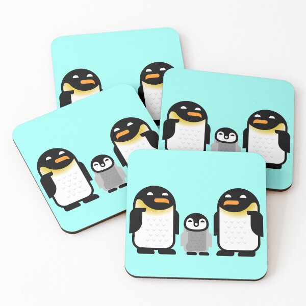 Item preview, Emperor Penguin Family designed and sold by Artwork by Daniel Adams.