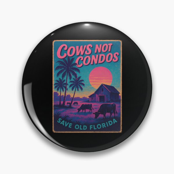 Item preview, Cows Not Condos Save Old Florida designed and sold by DesignsByAnett.