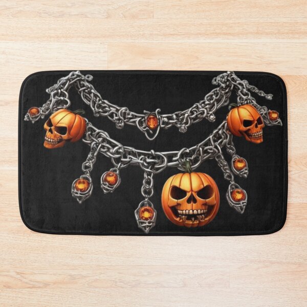 Item preview, Statement Pumpkin Necklace – Bold Halloween Jewelry Design designed and sold by Antik by Schulz.