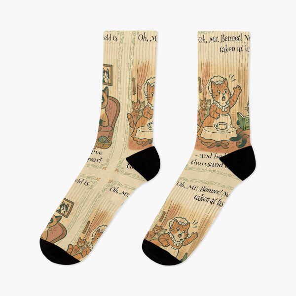Item preview, Oh, Mr. Bennet! Netherfield Is Taken at Last – Jane Austen Cat Parody designed and sold by The Sandy Design Store.