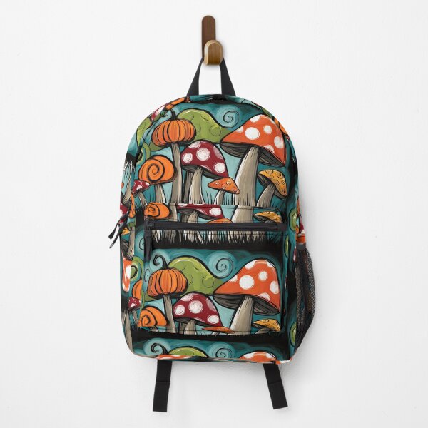 Item preview, Discover Vibrant Halloween Magic Mushrooms with Swirling Patterns and Playful Colors designed and sold by OlfactoART Studio.