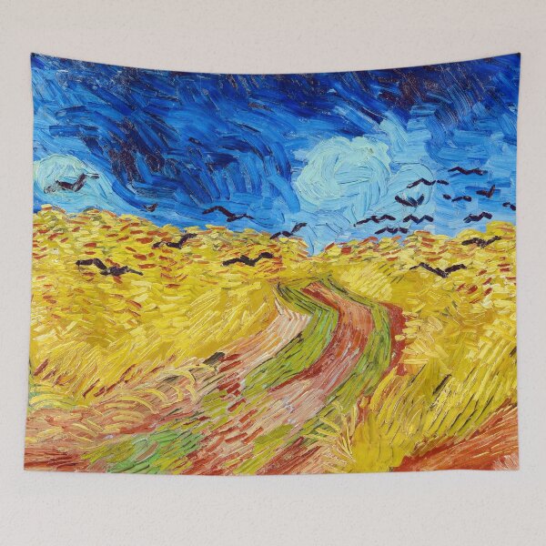 Item preview, Vincent van Gogh - Wheat Field with Crows designed and sold by Jon-Baran.