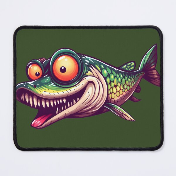 Item preview, Maddfishy1975 crazy fish Esox lucius MF75 #00023 designed and sold by maddfishy1975.