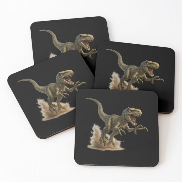 Item preview, Velociraptor Leap – Hyperrealistic Dino Attack designed and sold by Jack’s Shirts Craft.