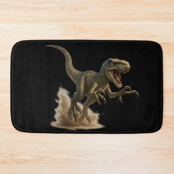 Item preview, Velociraptor Leap – Hyperrealistic Dino Attack designed and sold by Jack’s Shirts Craft.