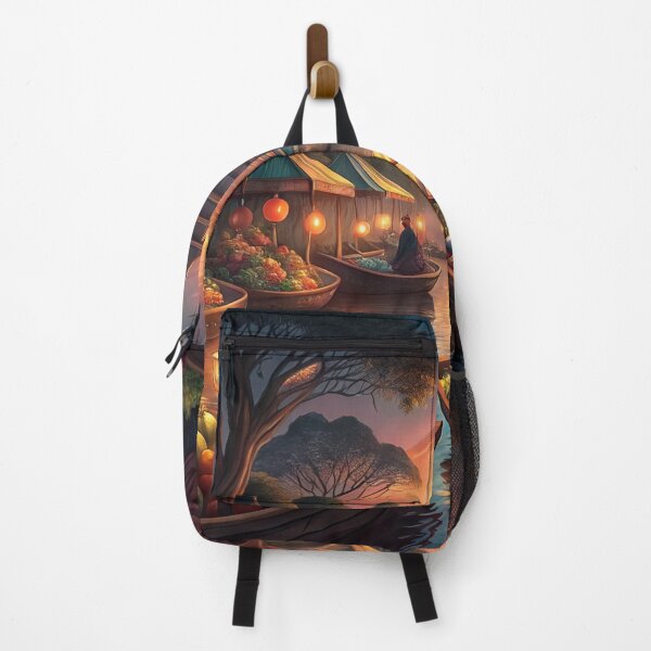 Item preview, Enchanting Thai Floating Market designed and sold by MugnificentShop.