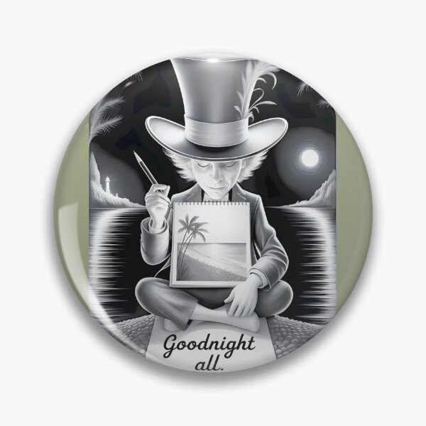 Item preview, Artists Nocturnal Beach Dream in Black and White designed and sold by Alicia Jackson.