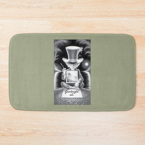 Item preview, Artists Nocturnal Beach Dream in Black and White designed and sold by Alicia Jackson.