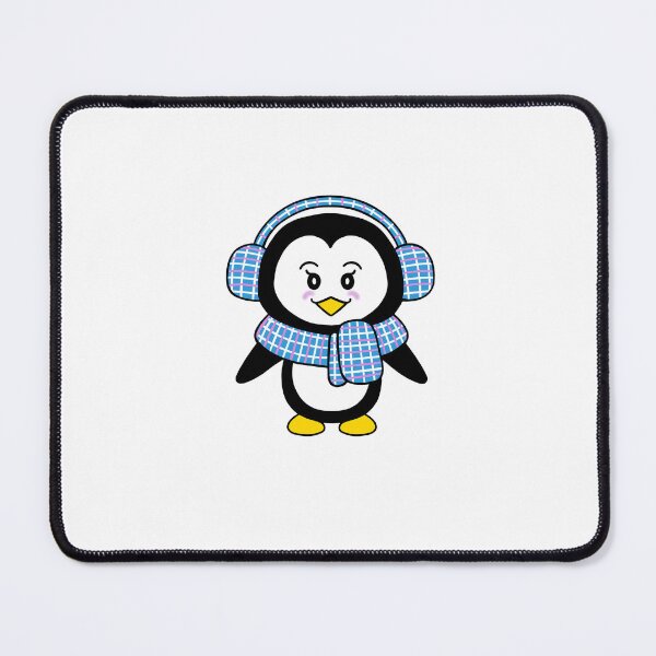 Item preview, Adorable Penguin With Ear Muffs And Scarf designed and sold by Sartoris Art.
