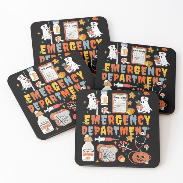 Item preview, Emergency Department Cute ER Nurse Halloween Spooky Season designed and sold by BASKF.