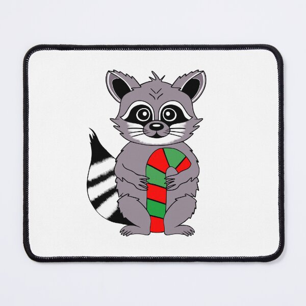 Item preview, Festive Animals Christmas Raccoon designed and sold by Sartoris Art.