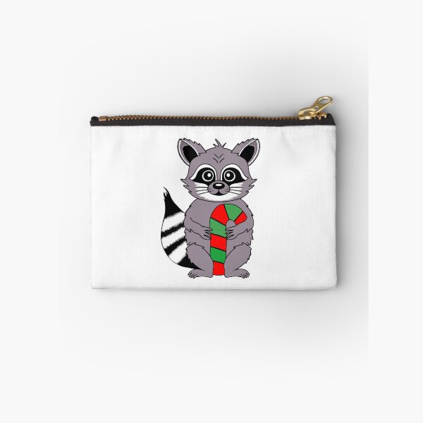 Item preview, Festive Animals Christmas Raccoon designed and sold by Sartoris Art.