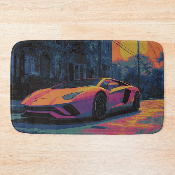 Item preview, Lamborghini LP780-4 Ultimae Wall Art – Pop Art Style Supercar Print designed and sold by AutoPopStudio.
