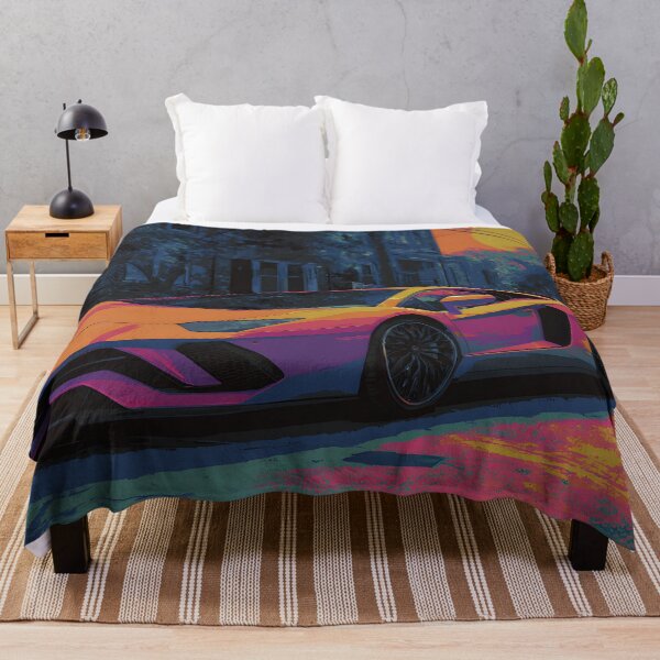 Item preview, Lamborghini LP780-4 Ultimae Wall Art – Pop Art Style Supercar Print designed and sold by AutoPopStudio.