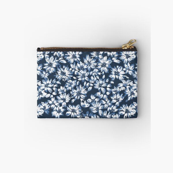 Item preview, Bloom Bud-Cadet Greyish Blue Monochrome Tonal designed and sold by Fabricatemyart.