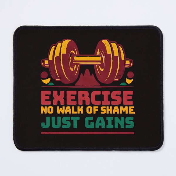Item preview, Funny Fitness Gym Quote | Exercise No Walk of Shame Just Gains | Workout Motivation Design designed and sold by WHDProduction45.