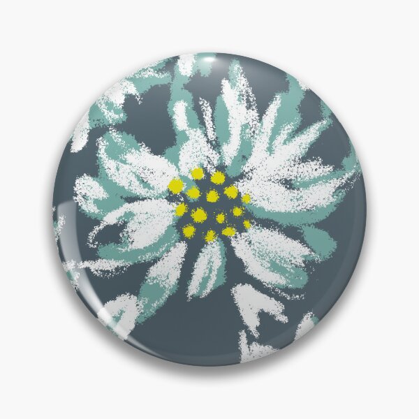 Artikelvorschau, Bloom Bud-Calypso Dirty Teal entworfen und verkauft von Fabricatemyart.