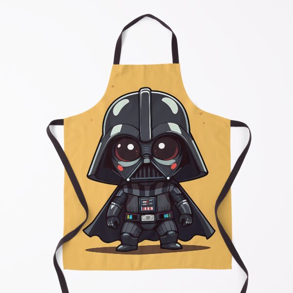 Item preview, Yellow Vader Star Wars Characters Playful Cartoon Style designed and sold by ART ATTACK ZONE.