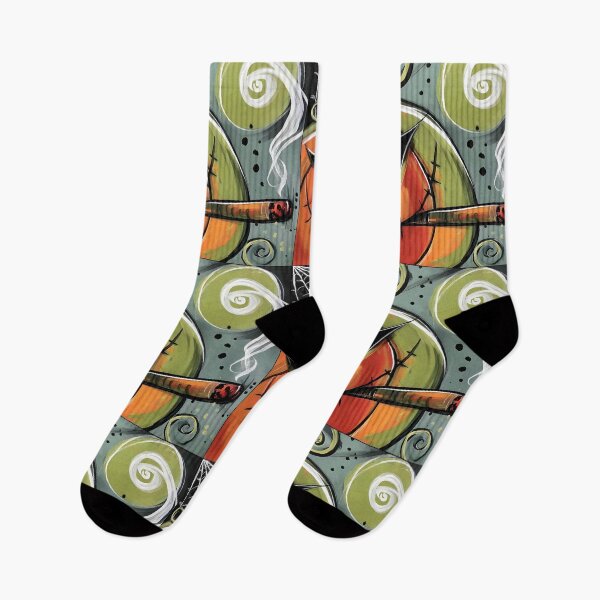 Item preview, Light Up Halloween Fun with a Mischievous Pumpkin Puffed Cigar and Swirling Smoke designed and sold by OlfactoART Studio.