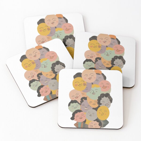 Item preview, Friendly Faces Sticker EXITSheet - Spread kindness, share a smile designed and sold by Exitsolara.