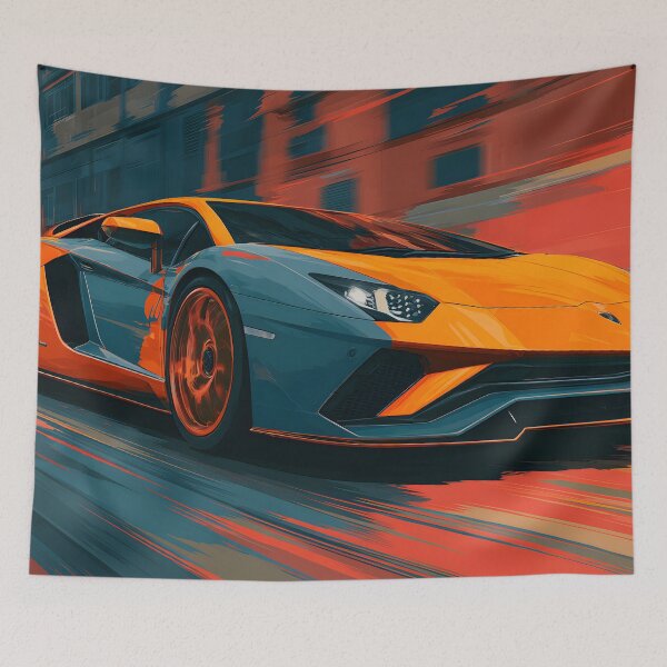 Item preview, Lamborghini LP780-4 Ultimae Poster – Italian Supercar Artwork Gift designed and sold by AutoPopStudio.