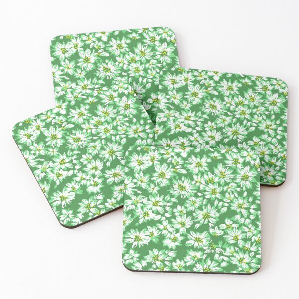 Item preview, Bloom Bud-Green Tea & Lime Yellow designed and sold by Fabricatemyart.