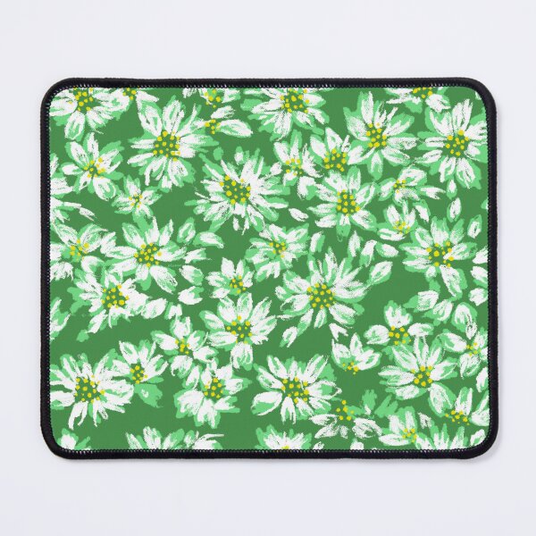 Item preview, Bloom Bud-Green Tea & Lime Yellow designed and sold by Fabricatemyart.