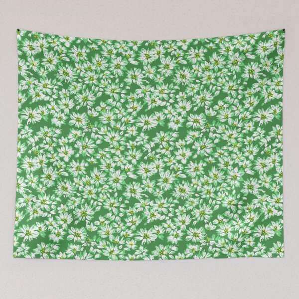 Item preview, Bloom Bud-Green Tea & Lime Yellow designed and sold by Fabricatemyart.
