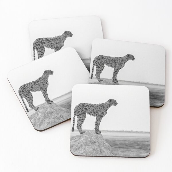 Item preview, Black and White Cheetah: Gaze Over the Savannah designed and sold by DavideAntoniani.