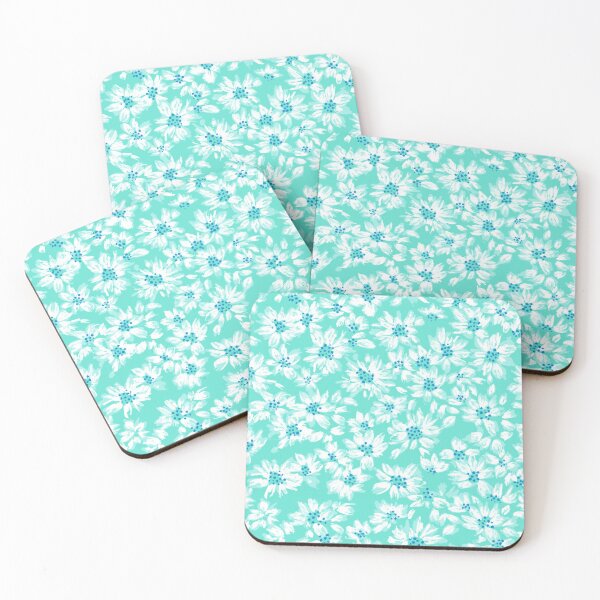 Item preview, Bloom Bud-Soft Seafoam Teal Tonal designed and sold by Fabricatemyart.