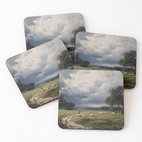 Item preview, XVIII century painting of pastoral landscape designed and sold by mliotard.