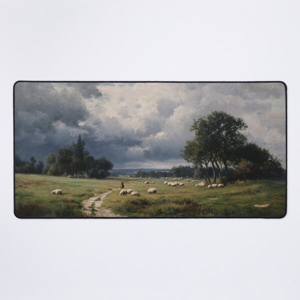 Artikelvorschau, Gemälde einer pastoralen Landschaft aus dem 18. Jahrhundert entworfen und verkauft von mliotard.