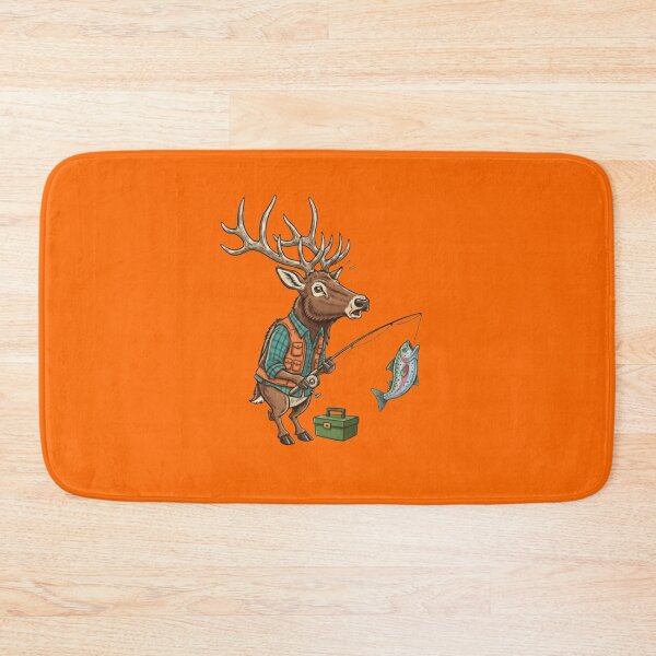 Item preview, An Elk fishing with their tackle box  designed and sold by Too Kool Designing .