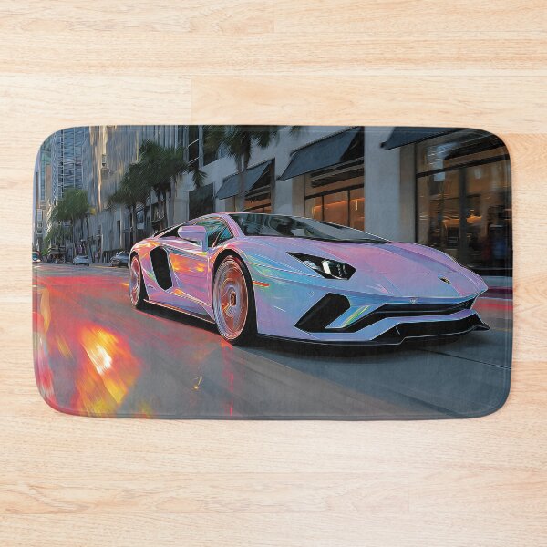 Item preview, Lamborghini LP780-4 Ultimae Art Print – Luxury Car Pop Art Painting designed and sold by AutoPopStudio.