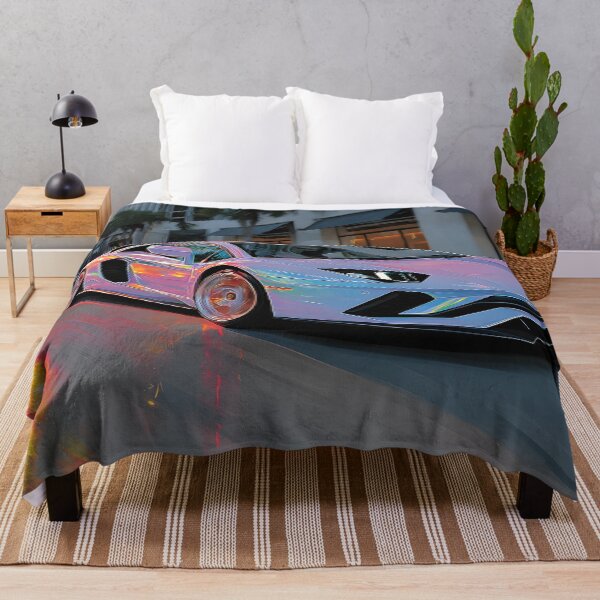 Item preview, Lamborghini LP780-4 Ultimae Art Print – Luxury Car Pop Art Painting designed and sold by AutoPopStudio.