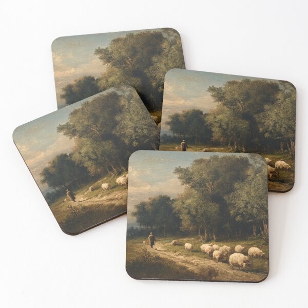 Item preview, XVIII century oil painting of pastoral landscape designed and sold by mliotard.