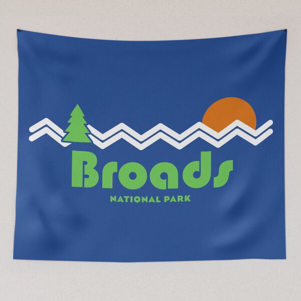 Item preview, Broads National Park Retro designed and sold by Esskay Designs.