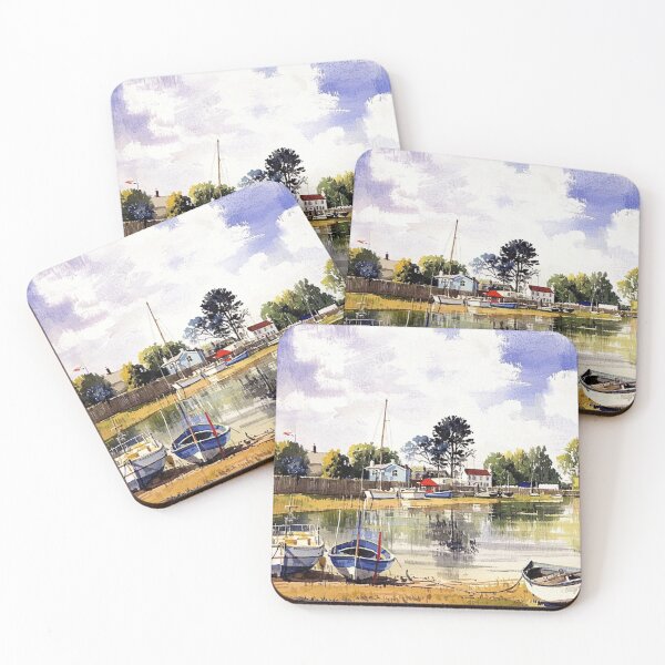 Item preview, Cockwood Harbour(watercolour + AI) designed and sold by artsmeow.