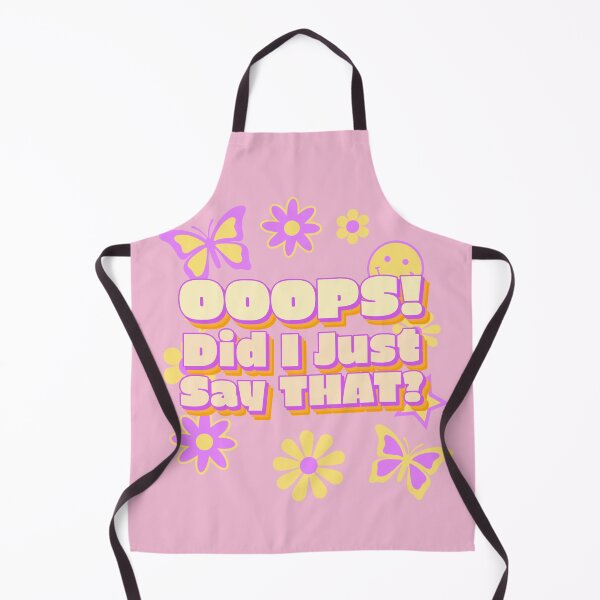 Item preview, OOOPS! Did I just say THAT? retro hippie cute designed and sold by JusTiceT-shirts.
