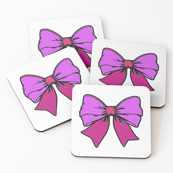 Item preview, Pink and Purple Bow Illustration designed and sold by Regal-Elegances.