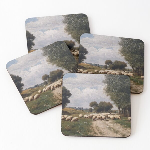 Item preview, 18th century oil painting of pastoral landscape designed and sold by mliotard.