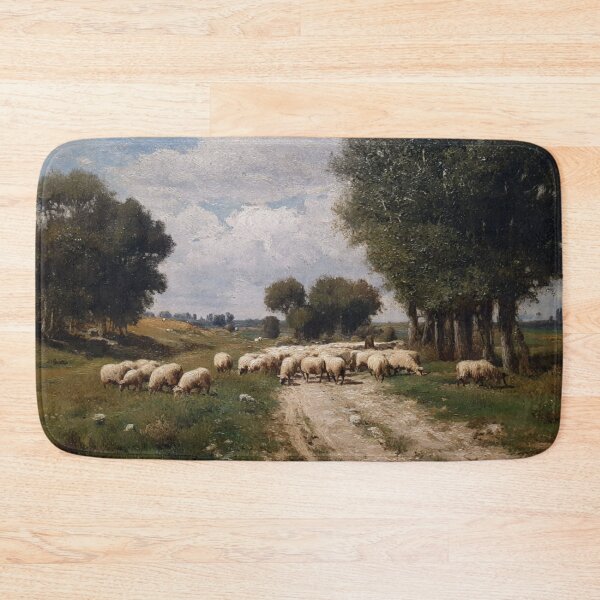 Item preview, 18th century oil painting of pastoral landscape designed and sold by mliotard.