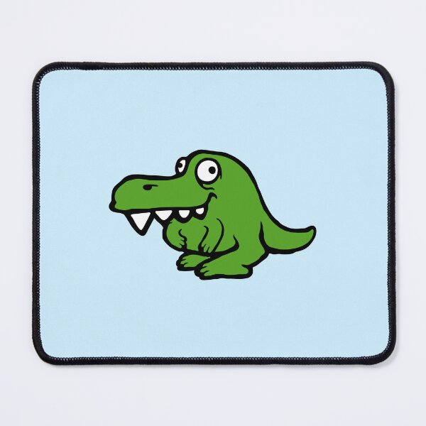 Item preview, Weird Dino Funny Little Dinosaur Cute Happy Cartoon designed and sold by shirt-o-mat.