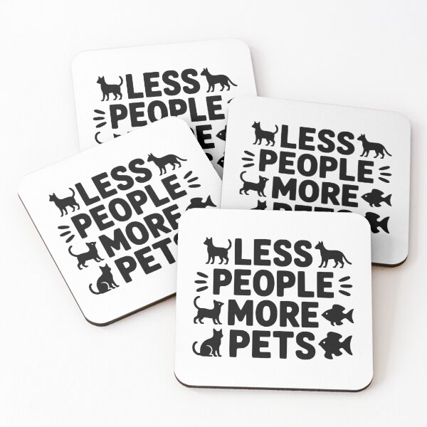 Item preview, Less People More Pets designed and sold by Frank Ring.