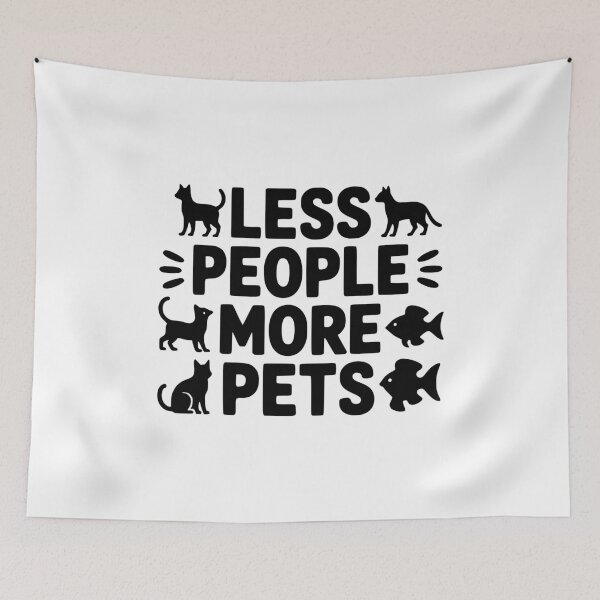 Item preview, Less People More Pets designed and sold by Frank Ring.