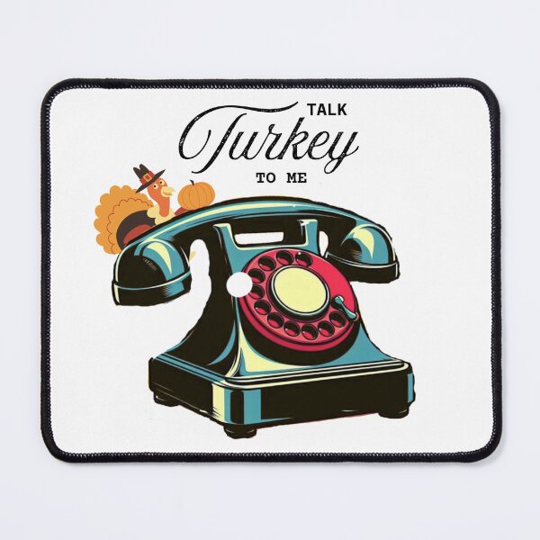 Item preview, Talk Turkey to Me – Funny Thanksgiving Quote Design for Fall Feasts & Holiday Vibes designed and sold by DigiHavenry.