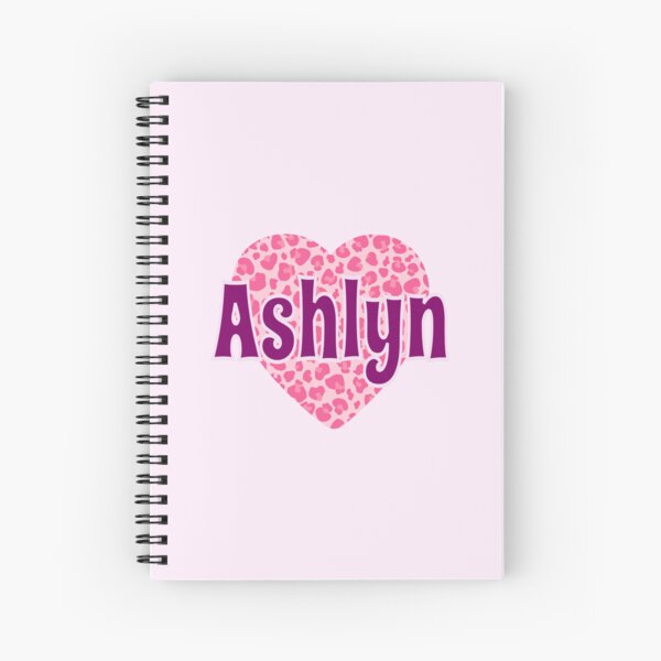 Item preview, Ashlyn Name Pink Leopard Heart  designed and sold by Jeallan Designs.